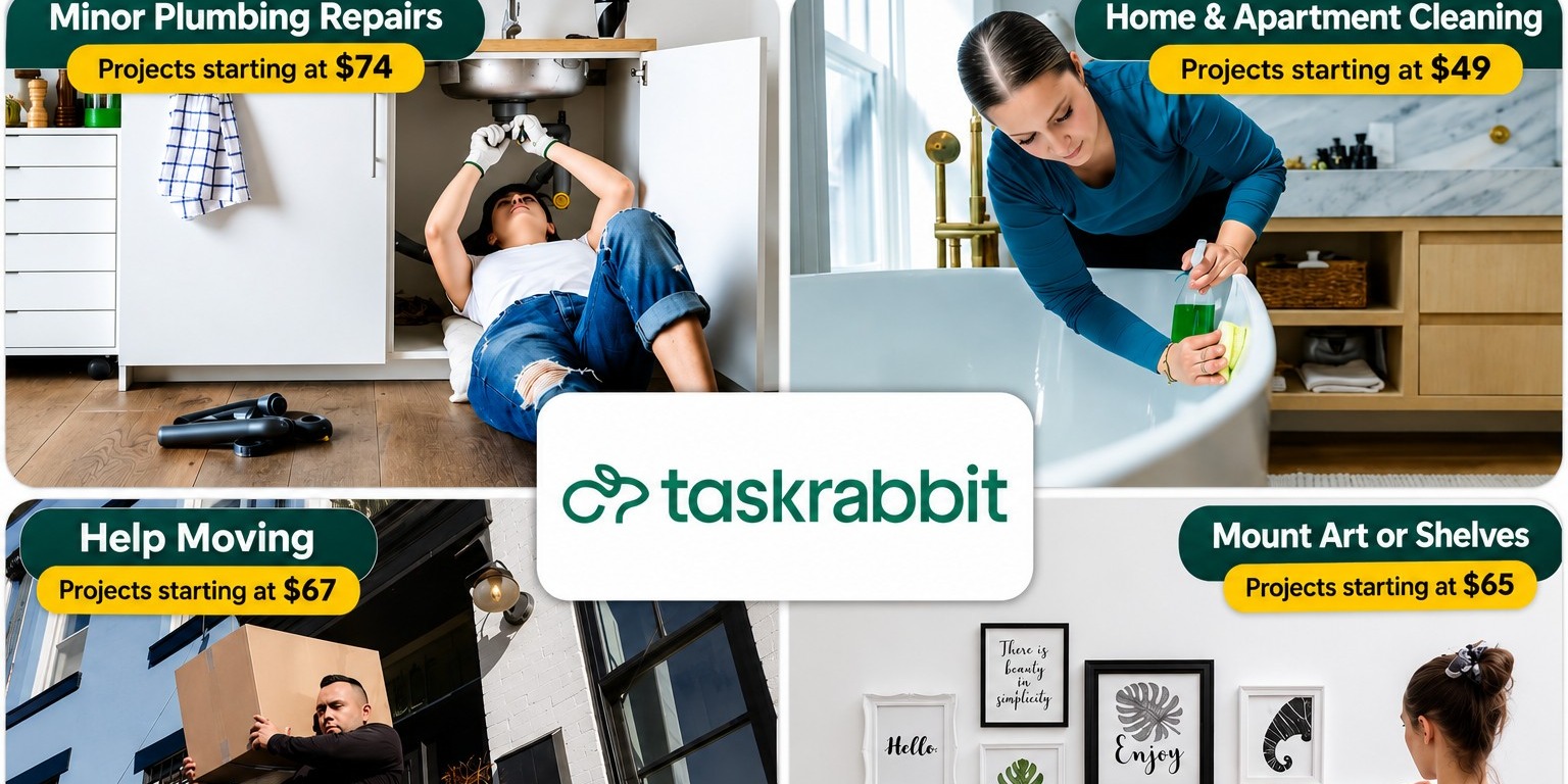 TaskRabbit Home Services Deals Starting at $49