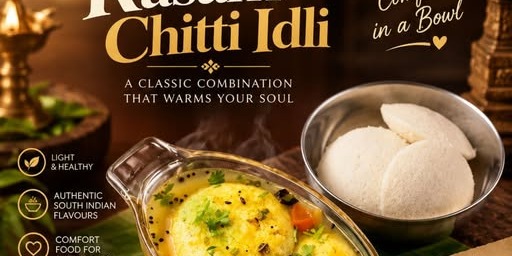 Sree Shankara Vilas  Authentic Rasam Chitti Idli in Plano