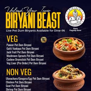 Bawarchi Indian Cuisine Live Biryani Experience in Plano – Over 60+ Signature Flavors