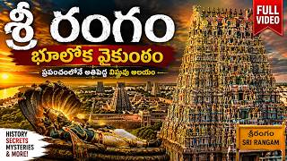 ఆసియాలోనే అతిపెద్ద హిందూ దేవాలయం 🛕 | Srirangam Ranganathaswamy Temple Full Vlog Telugu