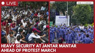 Heavy security deployed at Jantar Mantar ahead of proposed CJP march to Parliament in New Delhi