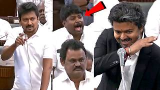 War Of Words Between CM Vijay vs Udhayanidhi Stalin In Tamil Nadu Assembly  News Buzz