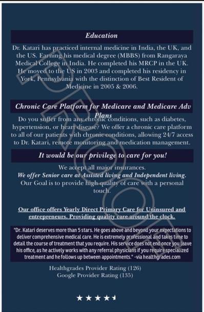 Dr. Vijay Katari, MD – Internal Medicine & Primary Care Specialist in Frisco, TX
