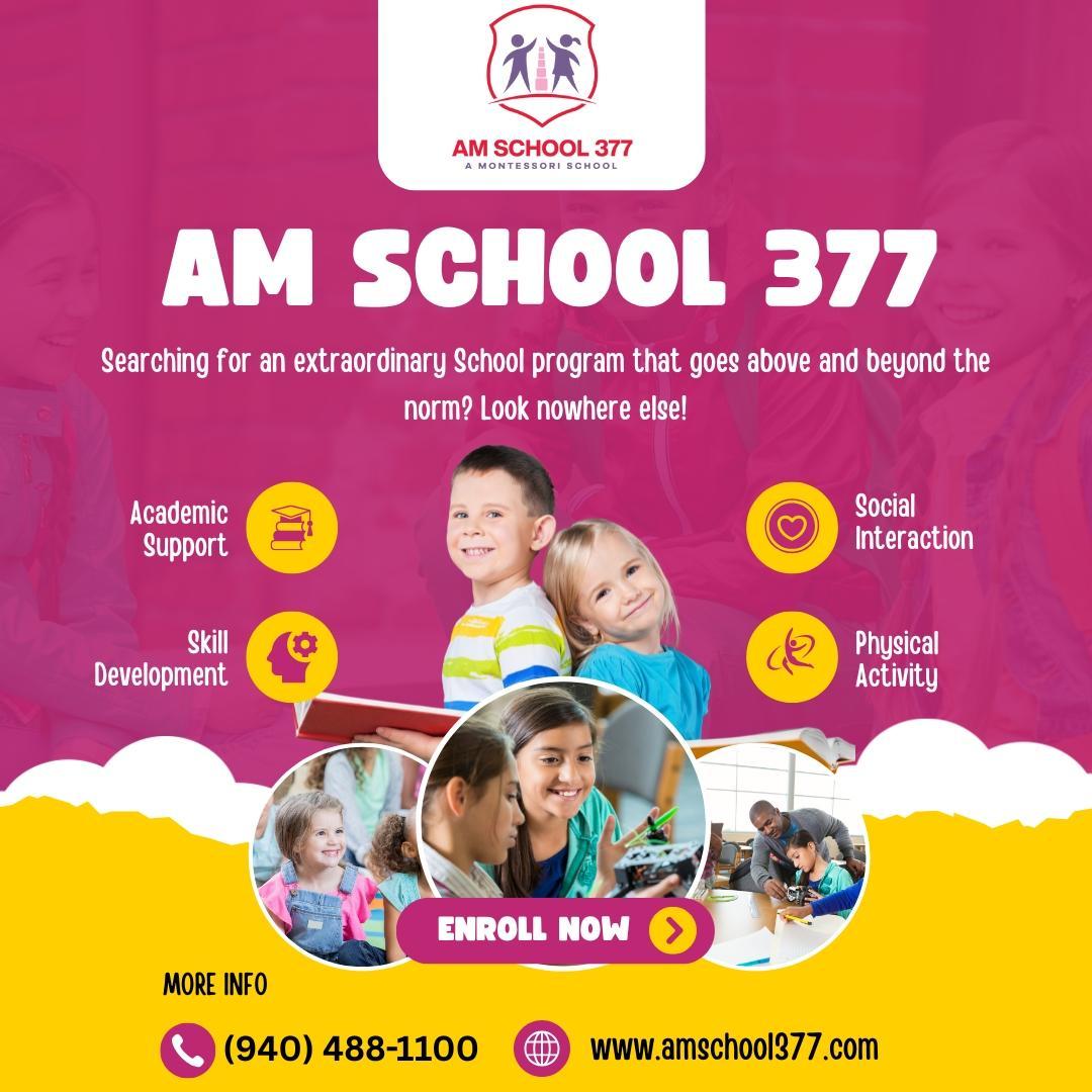 AM School 377 - Nurturing Young Minds with Montessori Education