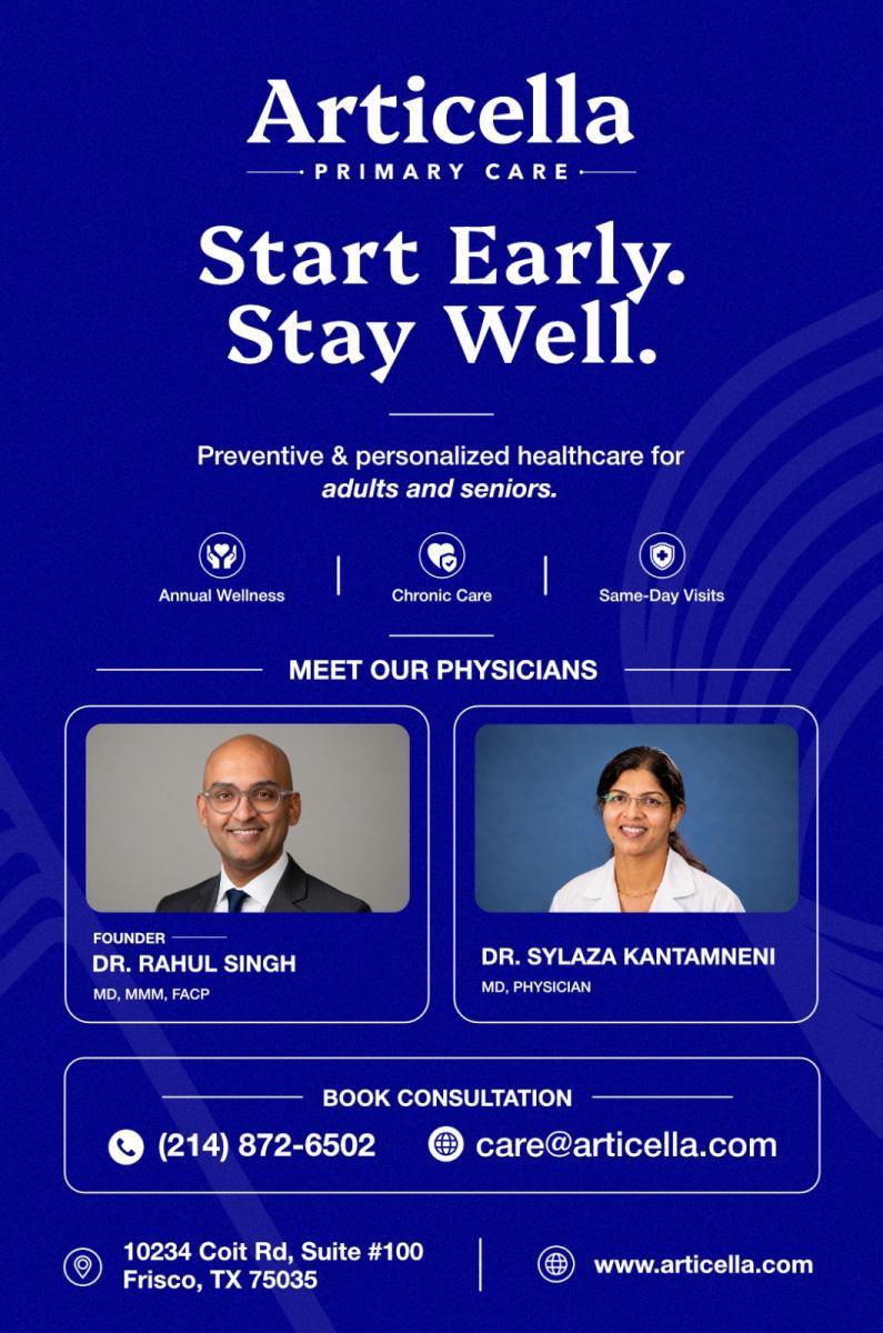 Articella Primary Care | Adult and Senior Care in Frisco