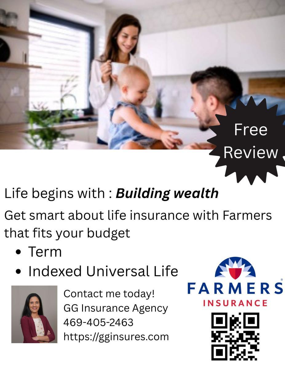 GG Insurance Agency - Build Wealth with Life Insurance (Term & Indexed Universal Life)