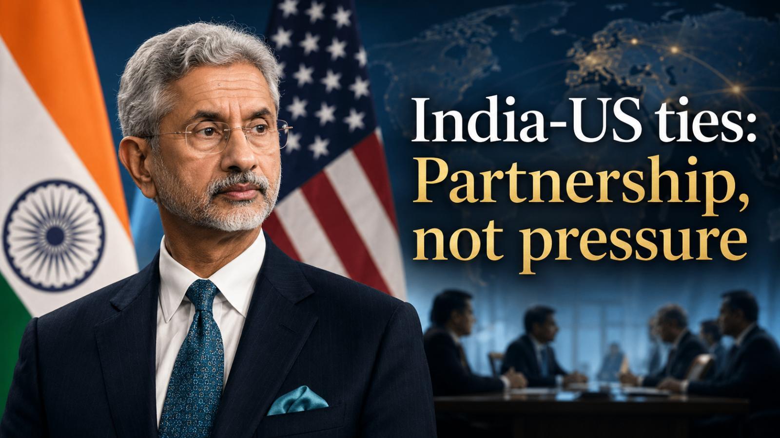 India-US relations: Jaishankar stresses partnership with dignity