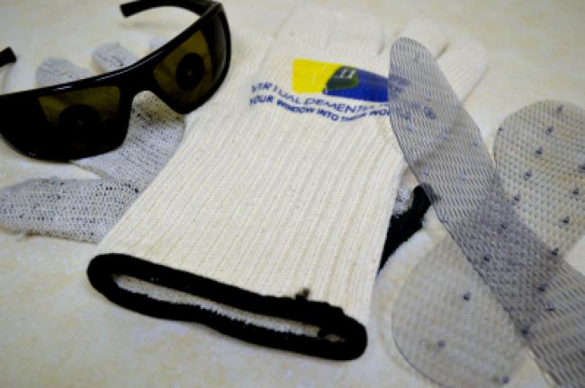 These items are used for the Virtual Dementia Tour to help people to understand what those with dementia experience. KRISTINE PORTER/TIMES NEWS