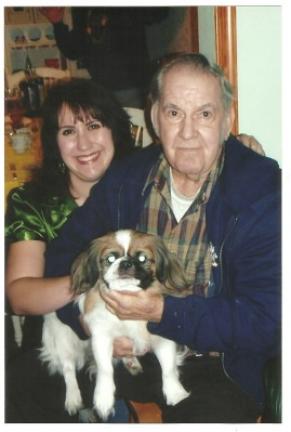 Lorina Cruikshank Fauber with her father, Phil Cruikshank. PHOTO COURTESY LORINA FAUBER