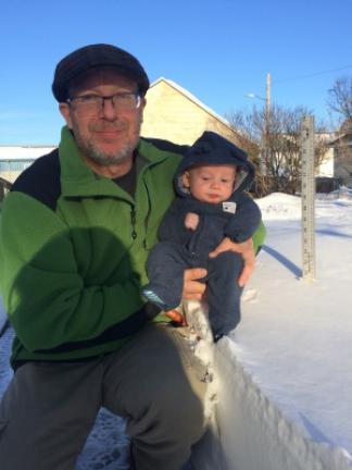Left: Franklin Klock was 53 when his son, Carter Harrison Klock arrived in December. PHOTO COURTESY FRANKLIN KLOCK