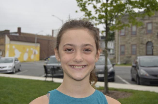 Alexis Strohl, 10, Jim Thorpe: "Seeing my friends, that's basically it."