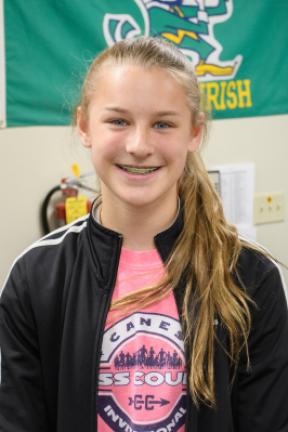 Makayla Weaver, "Probably hanging out with my friends."