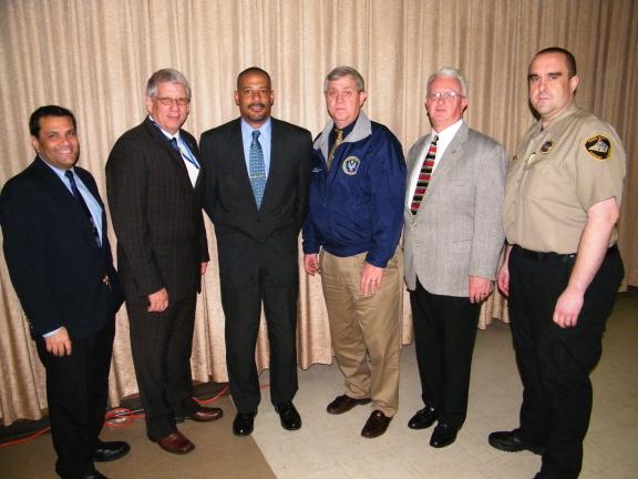 ANDREW LEIBENGUTH/SPECIAL TO THE TIMES NEWS Seminar speakers, pictured from left, are Schuylkill County Emergency Management Services Director Arthur Kaplan, Bureau of Emergency Medical Services director Joseph W. Schmider, PA House of…