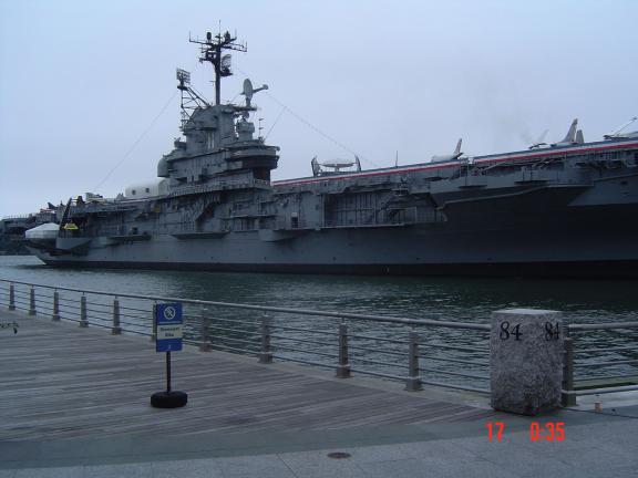 SPECIAL TO THE TIMES NEWS The USS Intrepid was the destination for 75 area veterans recently. The free bus trip that took the group to the museum in New York was hosted by the Lansford American Legion Riders.