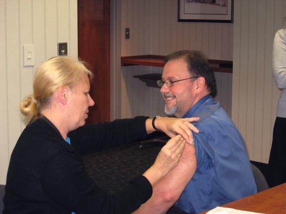 STACEY SOLT/SPECIAL TO THE TIMES NEWS The best way to prevent the flu, both seasonal and H1N1 varieties, is by getting a flu shot. Prevention is even more important this year, as the H1N1 flu has spread quickly through local communities and caused a…