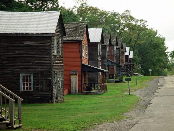 DONALD R. SERFASS/TIMES NEWS Eckley Miners Village is on shaky ground. The state will close the site for the winter, and will look for local volunteers to step forward in order for the tourist attraction to survive.