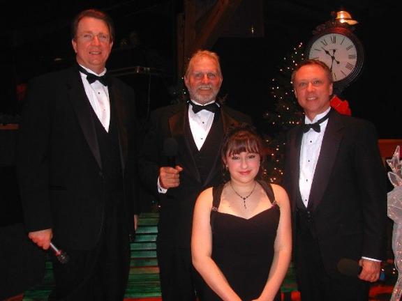 Gail Maholick/TIMES NEWS Dream Come True, Blue Ridge Chapter, will hold its annual telethon on Sunday, Nov. 22, from 5 to 9 p.m, at Penn's Peak, Jim Thorpe. 2009 hosts, Kristal Schoeder, front; and back row, from left, Dr. Edward Miller, Nick Hawkey…