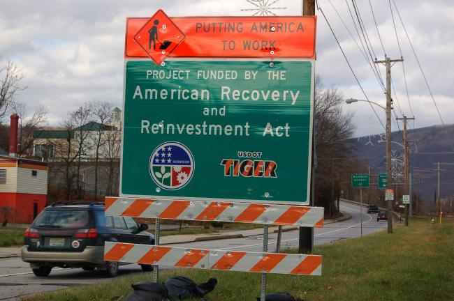 CHRIS PARKER/TIMES NEWS Federal stimulus money will smooth the way from Lehighton to Jim Thorpe as work begins to resurface Route 209.