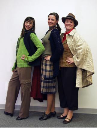 SPECIAL TO THE TIMES NEWS Stephanie, Gabrielle and Kathy Augustine were all winners for these outfits they designed, sewed, knitted and crochets out of wool for the Make It With Wool Pennsylvania State contest. Stephanie and Gabrielle won first…