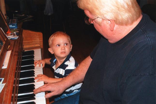 Tickling the ivories together