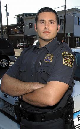 REPUBLICAN-HERALD PHOTOS BY JACQUELINE DORMER Shenandoah Police Chief Matthew Nestor