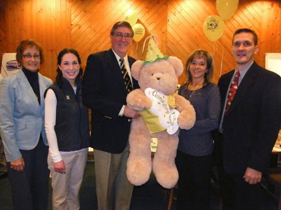 CAROL ZICKLER/SPECIAL TO THE TIMES NEWS Preparing for the March 15-21 ACS Daffodil Days are left to right Susan Choy, committee person; Caylan Chanwik, pre-sales coordinator; Bob Stevenson, chairperson; Lisa Hiles, ACS committee;and Micah Gursky,…
