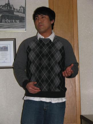 LIZ PINKEY/SPECIAL TO THE TIMES NEWS Nick Zigmant, the executive director of the Tamaqua YMCA, presents a one year update on the YMCA's newly opened facility to Tamaqua Borough Council. Zigmant recapped the first year and outlined plans for the…