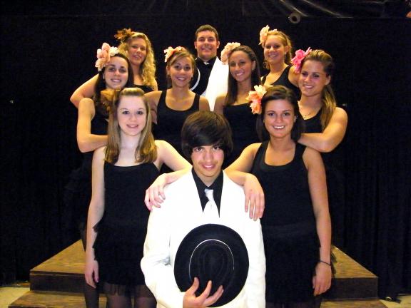 CAROL ZICKLER/SPECIAL TO THE TIMES NEWS The opening number "I Got A Feeling" will feature Keith Miller (front). Second row, Candace Conville, Carly Markovich. Third row,Christin Kehler, Katie Zulic, Christa Mantz, and Tricia Janowiak.Back row…