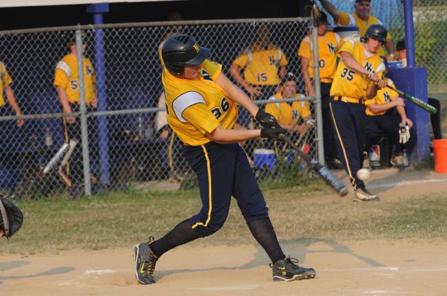 NANCY SCHOLZ/Special to THE TIMES NEWS Adam Wehr of Norther Valley had quite a night at the plate hitting three home runs against Salisbu