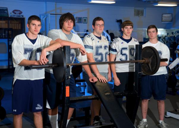 bob ford/times news The offensive line has lifted Northern Lehigh's running game to record numbers this season. The Bulldogs have rushed for over 4,000 yards this season, averaging 317.1 yards a game on the ground. Leading the way up front have been…