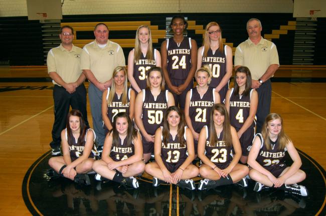JOE PLASKO/TIMES NEWS Panther Valley girls basketball team members for the 2010-11 season include, front row from left, Bryanna Kehrli, Jess Jacobs, Shannon Phillips, Krista Paul and Sammi Jones. Second row, Olivia Markovich, Sam Zlock, Mary Jane…