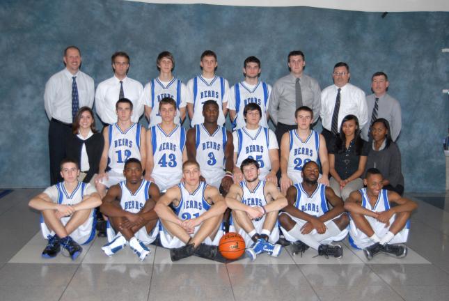 ron gower/times news Pleasant Valley boys basketball team members for the 2010-11 season are (front row, left to right) Sean Dekmar, Selwyn Wright, Richie Irving, Nick Stanovick, Tarik Williams and Tevin Franklin; (middle row) manager Meagan Nazario…