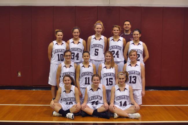 Mike Feifel/TIMES NEWS Lehighton girls basketball team members include, front row from left, Taylor Yurasits, Emily Shelly, Chelsea German; middle row, Atasha Rehrig, Maria Magyar, Brittany Klotz, Julianna Evans; back row, Kasaundra Barclay, Skyler…