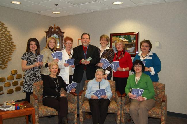 CHRIS PARKER/TIMES NEWS Blue Mountain Health System's Gala Committee is betting Lady Luck will be with them on their 14th annual event. Seated, left to right, are Romaine Biege, Jeannine Siegmond, Dr. Barbara Davis. Standing, left to right, are…