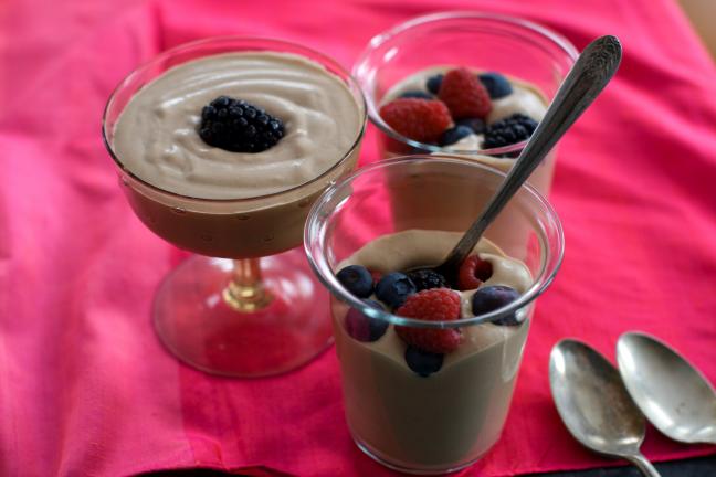 AP Photo/Matthew Mead Valentine's Day practically screams for a chocolate dessert. This Milk Chocolate Mango Mousse is an easy way to incorporate chocolate without being overly indulgent.