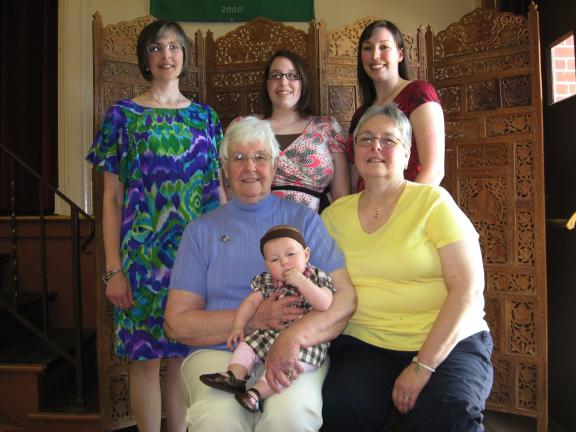 @$:STACEY SOLT/SPECIAL TO THE TIMES NEWS Prizes were given for the mother with the most children, won by Pauline Snyder, the mother of three daughters and three sons. Attending the luncheon with Snyder were two daughters, two granddaughters, and one…