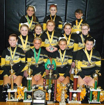 SPECIAL TO THE TIMES NEWS Panther Valley Varsity Cheerleaders had a successful competitive season. Squad members include, front row from left, Theressa Eckhart, Kasey Gray, Stephanie Blum and Cara Shubeck. Second row, Sarah-Mary Tucker, Emily…