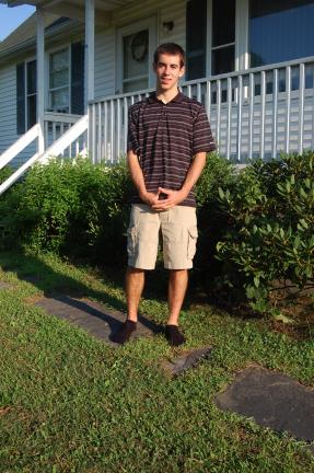 ELSA KERSCHNER/TIMES NEWS Tyler Laubach earned a $1,500 scholarship from the National Association of Theater Owners of Pennsylvania.