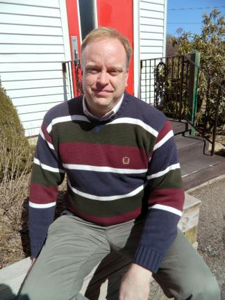 JUDY DOLGOS-KRAMER/SPECIAL TO THE TIMES NEWS The Rev. Doug Holtz bid farewell to St. Paul's Lutheran Church in Albrightsville on Sunday. Holtz is relocating to Sherwood, Wis., where he will be lead pastor of a much larger congregation.