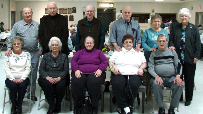 SPECIAL TO THE TIMES NEWS The Goldberg siblings gathered recently for the 50th wedding anniversary of the youngest sibling, Leonard and his wife Gladys. Each brother and sister has been married for more than 50 years. The couples are, from left,…