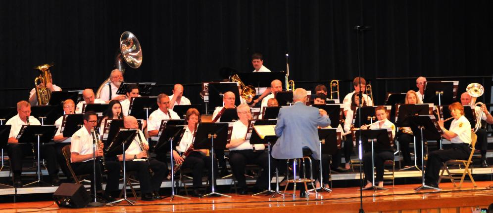 TIMES NEWS FILE PHOTO The Lehighton Band in concert as it kicked off its 2013 season.