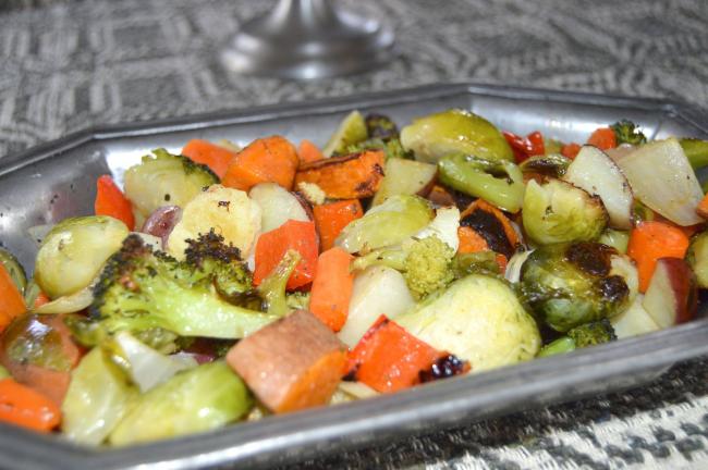 KAREN CIMMS/TIMES NEWS Oven-Roasted Vegetables are super easy and super tasty.
