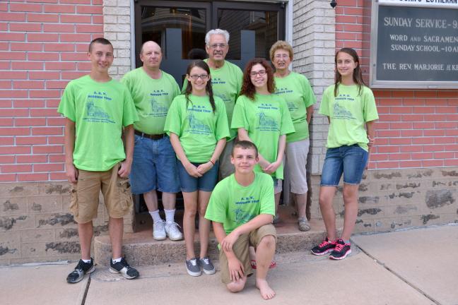SHERI RYAN/SPECIAL TO THE TIMES NEWS Making their second visit to the Panther Valley area and St. John Slovak Lutheran Church in Lansford are members of the A.R.K. Missions team, who spent the week doing various home improvement projects for area…
