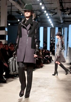 AP Photo/Bebeto Matthews, File Fashion from the Kenneth Cole Fall 2014 collection is modeled during New York Fashion Week in February. Lucky magazine style editor Laurel Pantin says trends for cooler weather include baby blue outerwear,  shearling…