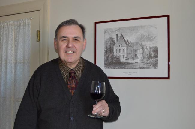 Wine expert Bart Springer teaches wine appreciation classes at Northampton Community College.