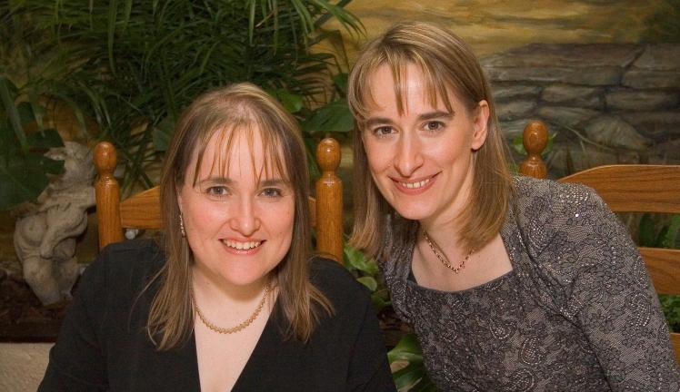 PRESS PHOTO COURTESY OF DISTRIBUTING DIGNITY Joanie Balderstone and Rebecca McIntire are the founders of Distributing Dignity. They started collecting new bras and feminine hygiene products in 2010.