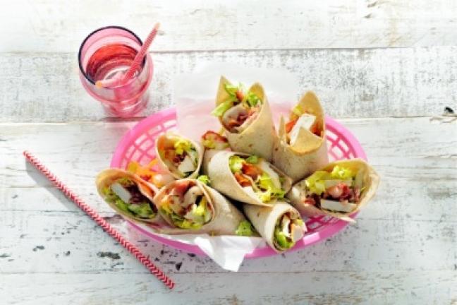 Chicken Club Wraps. PHOTOS COURTESY GIANT FOOD STORES/SAVORY. Copyright -