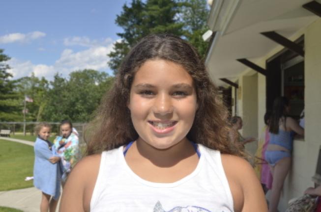 Lauren Cohen, 10, of Palmerton: "I have to clean my room, sort all our clothes, and water our flowers at home."