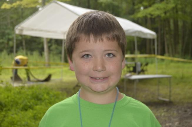 Isaac Jackovitz, 9, of Emerald: "I like to shoot my BB gun, too."