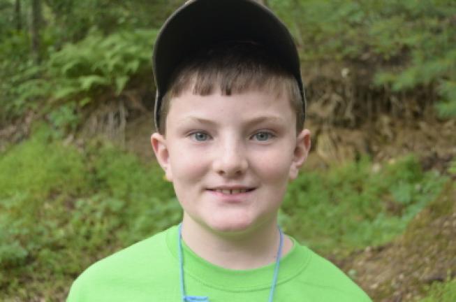 Dawson Reimber, 10, of Slatington: "I enjoy playing soccer."